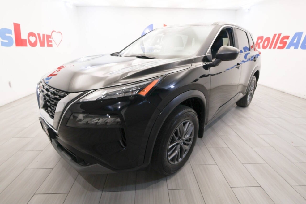 2023 Nissan Rogue S AWD 4dr Crossover, Negro, Mileage: 43,363 