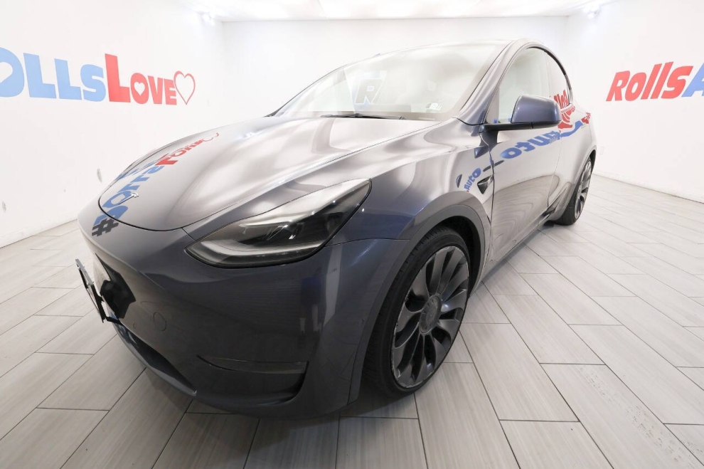 2022 Tesla Model Y Performance AWD 4dr Crossover, Gray, Mileage: 79,709 