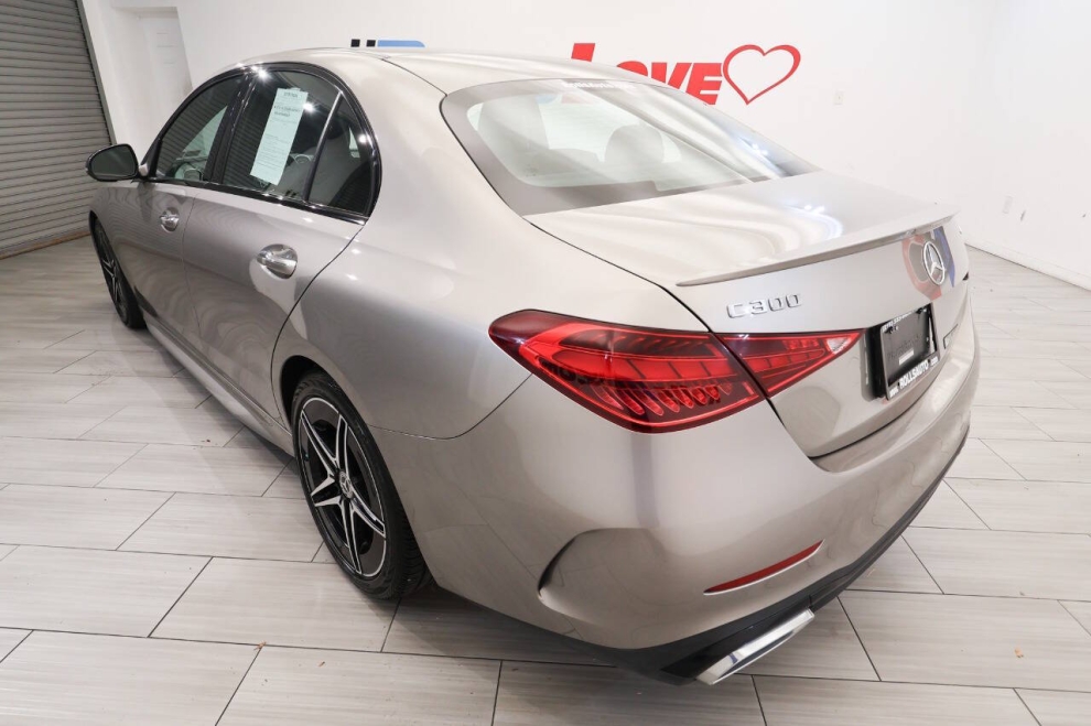2023 Mercedes-Benz C-Class C 300 4MATIC AWD 4dr Sedan, Silver, Mileage: 61,659 - photo 2