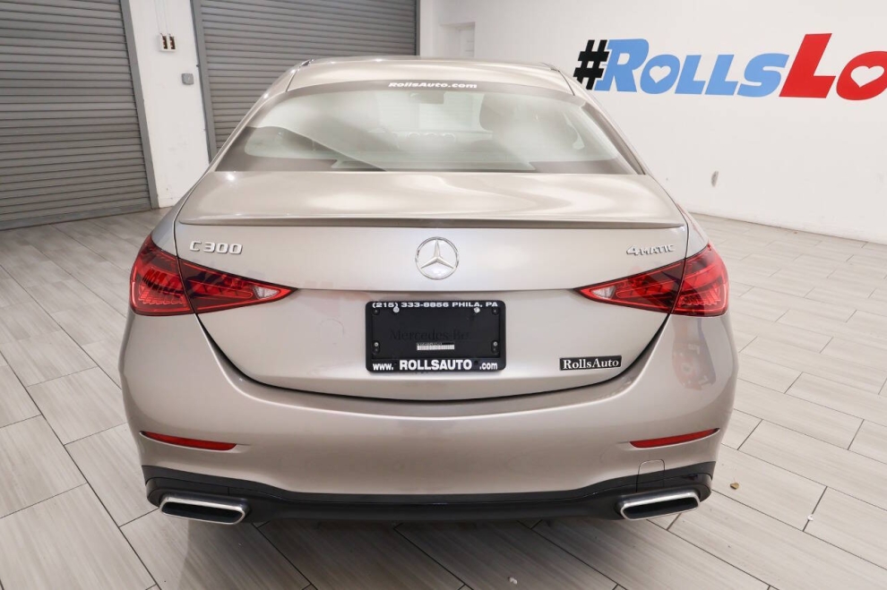 2023 Mercedes-Benz C-Class C 300 4MATIC AWD 4dr Sedan, Silver, Mileage: 61,659 - photo 3
