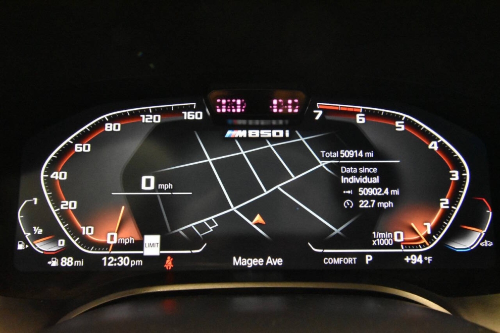 2021 BMW 8 Series M850i xDrive Gran Coupe AWD 4dr Sedan, Negro, Mileage: 50,841 - photo 34
