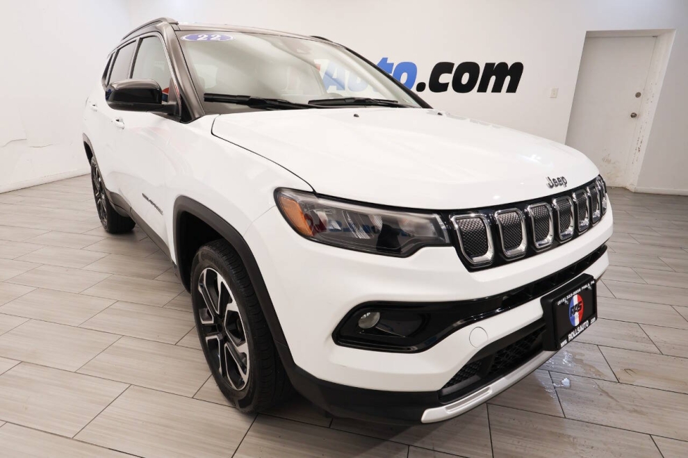 2022 Jeep Compass Limited 4x4 4dr SUV, Blanco, Mileage: 43,783 - photo 6