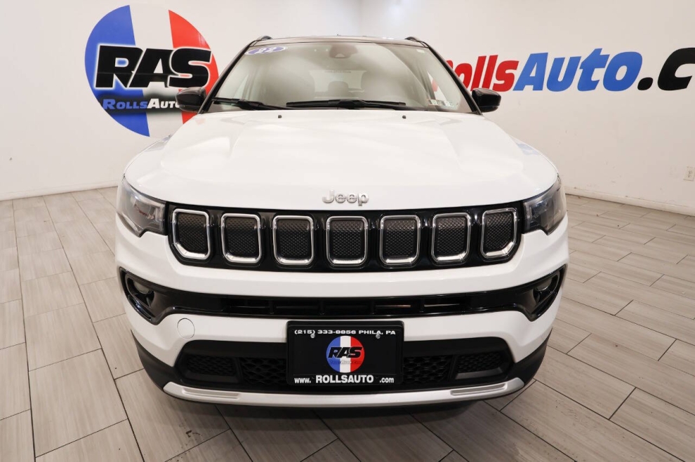 2022 Jeep Compass Limited 4x4 4dr SUV, Blanco, Mileage: 43,783 - photo 7