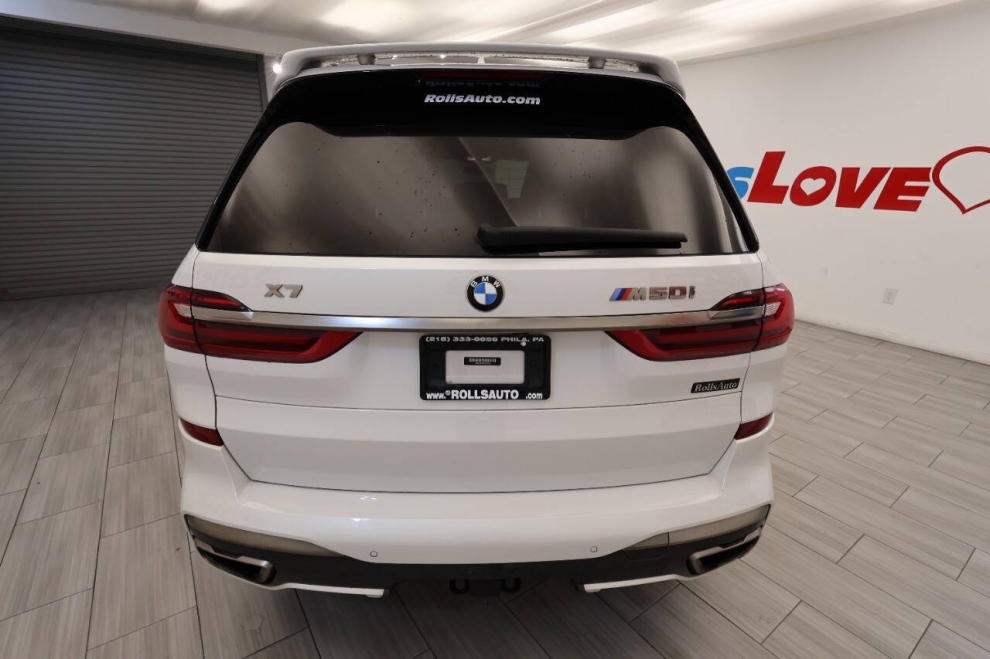 2021 BMW X7 M50i AWD 4dr Sports Activity Vehicle, White, Mileage: 67,983 - photo 3