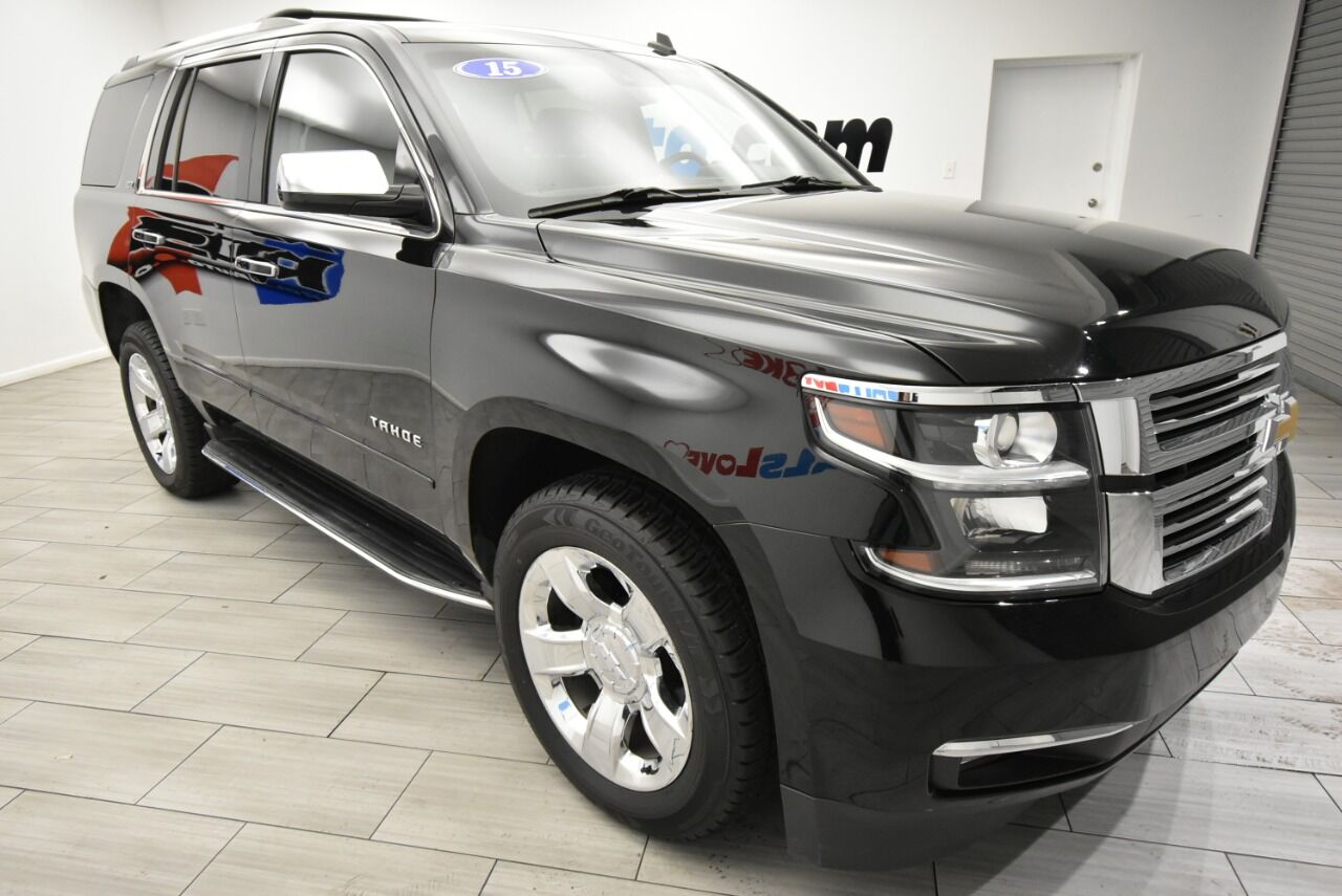 Used 2015 Chevrolet Tahoe LTZ 4x4 4dr SUV, Stock 12321S, Black