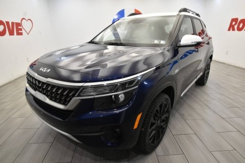 2022 Kia Seltos Nightfall AWD 4dr SUV, Blue, Mileage: 79,275